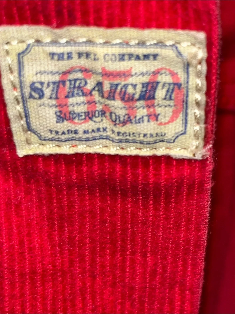 Polo Ralph Lauren Red Corduroy Pants - Bold Red Trousers
